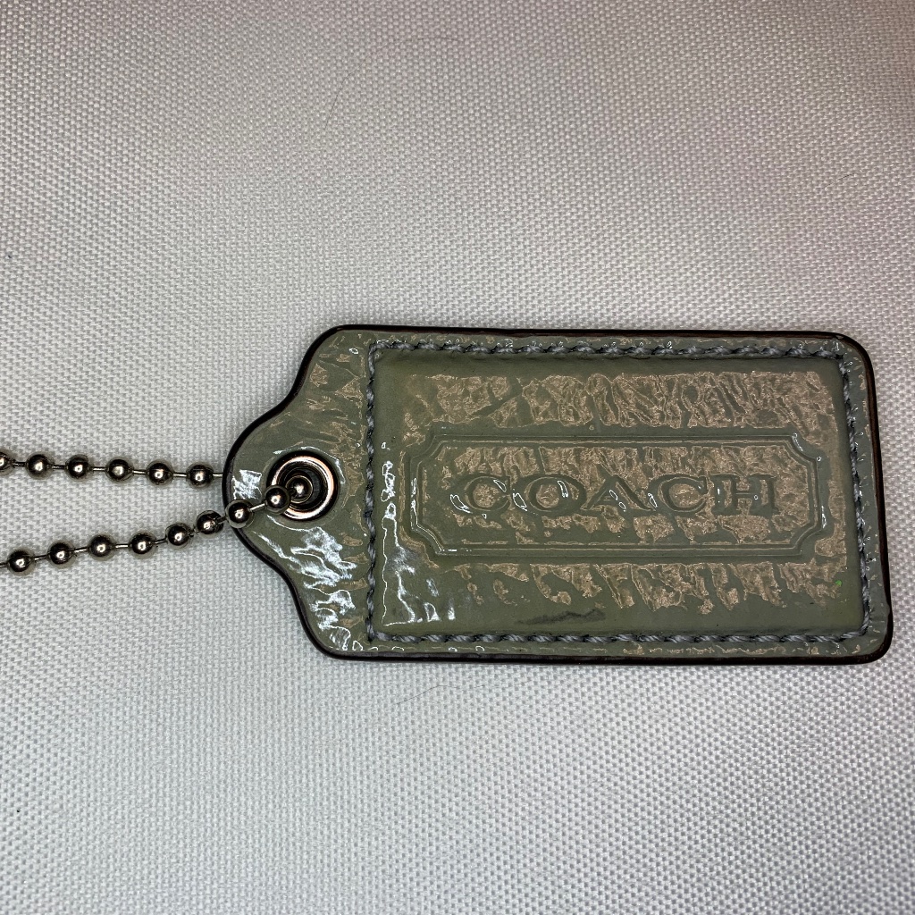 Xl Coach Hang Tag 3 X 15 Green